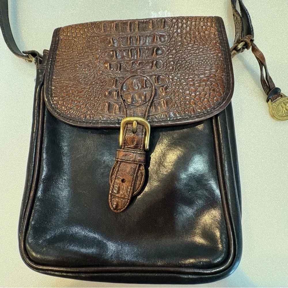Brahmin crocodile embossed